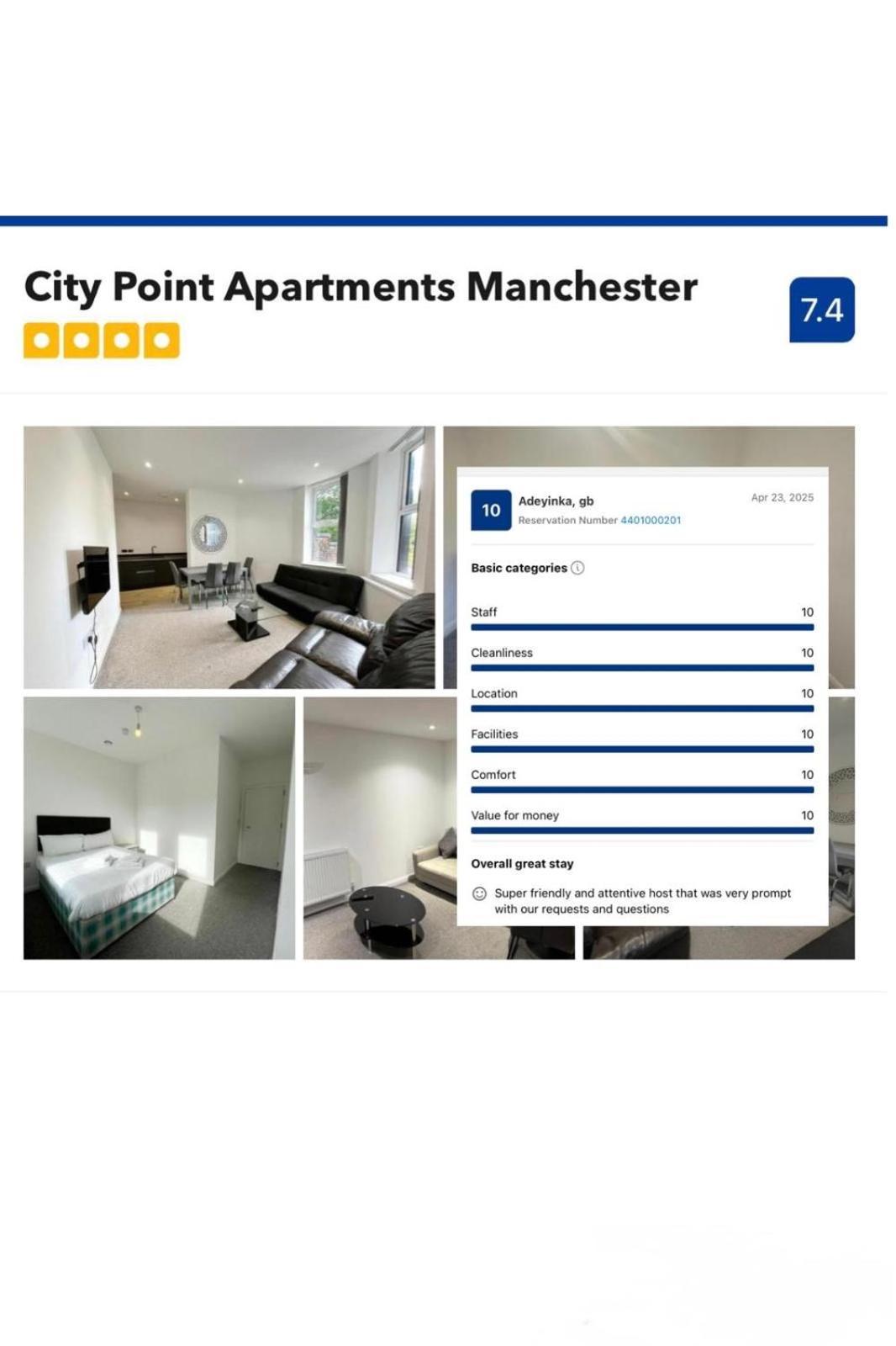 City Point Apartments Manchester Esterno foto
